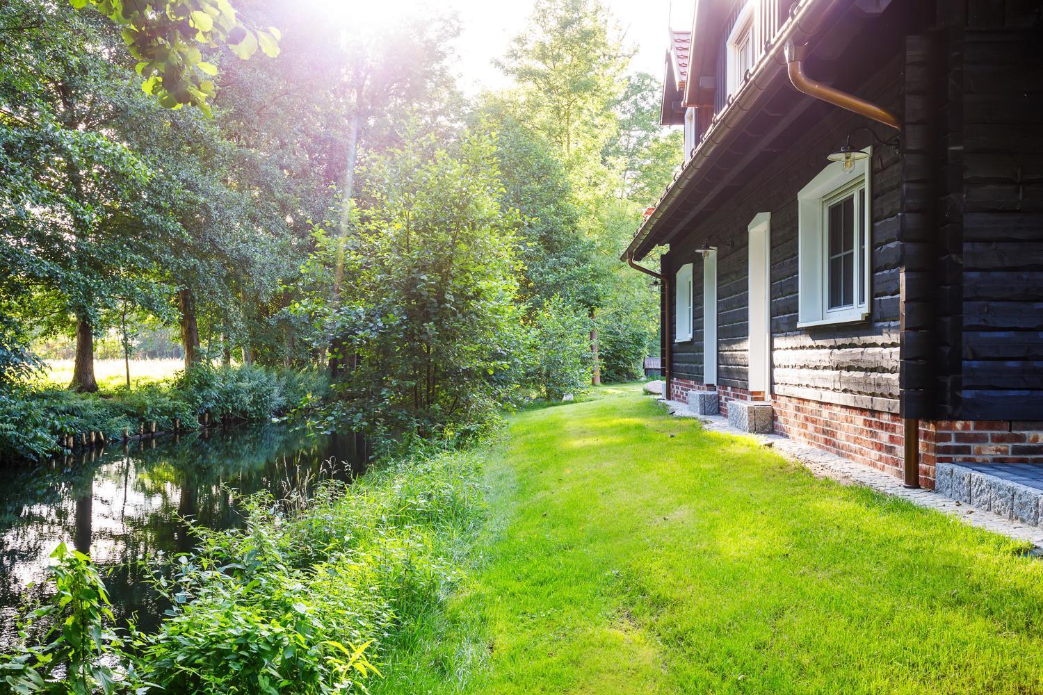 Spreewald Chalet Wohnung Spreeblick Kolonie  Экстерьер фото